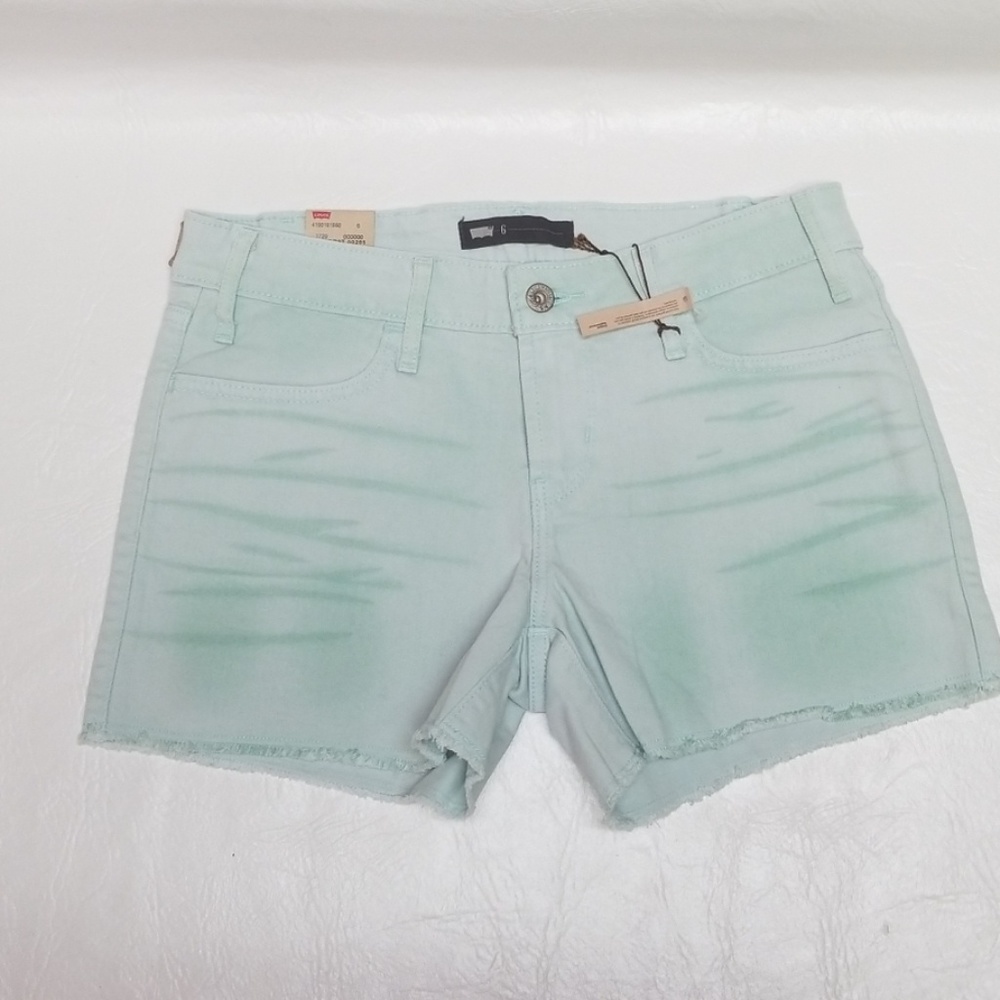 NEW Levi's Cut Off Stretch Denim shorts